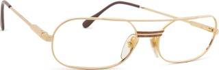 Linea Moda - brown/gold/low aviator