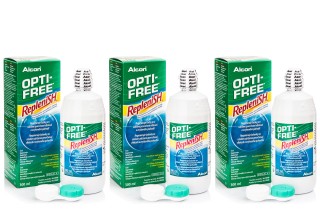 OPTI-FREE RepleniSH 3 x 300 ml mit Behälter